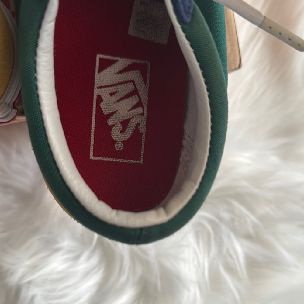 Vans Yacht Club Blue and Green Sneakers - Picture 13 of 15